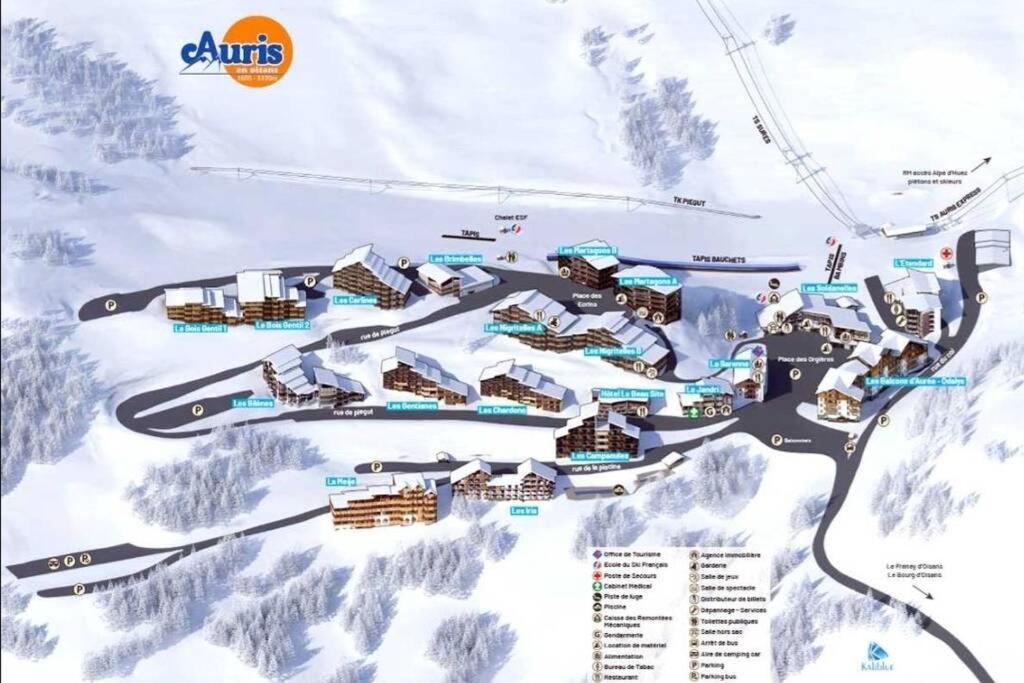 Appt 43 M2 Station Auris En Oisans - Alpes D Huez Apartamento Exterior foto